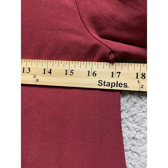 LULUS Women's Red Split Half Sleeve Dress Size XS - Picture 6 of 8